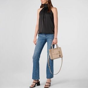 KARL LAGERFELD PARIS BLUSH PINK NOVEAU SMALL CROSSBODY SATCHEL NWOT